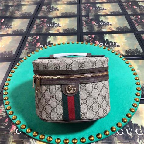 gucci cosmetic case replica|Gucci ophidia cosmetic case.